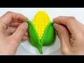 How to make Corn Shaped Steamed Bun -Creative Dough, Pastry and Bread