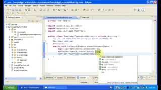 Simple Sample Android App in Eclipse