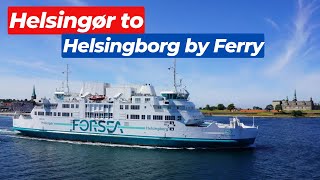 🚢 Helsingør to Helsingborg Ferry Ride | Scenic Journey Across Øresund 🌊