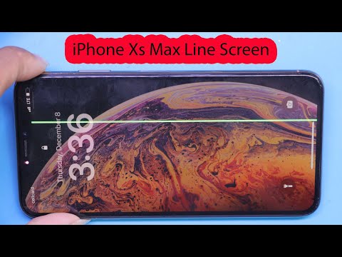 iPhone XS Max Blue Screen Line Solution – Repair – Fix 100%