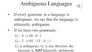 Principles of Programming Languages Lecture 3 Part 4