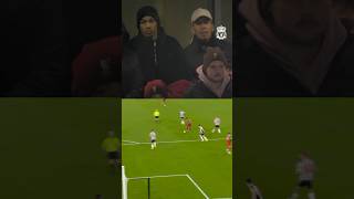 🇧🇷 Firmino & Fabinho watch Salah score at Anfield!