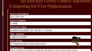An Efficient Green Control Algorithm in Cloud Computing for Cost Optimization