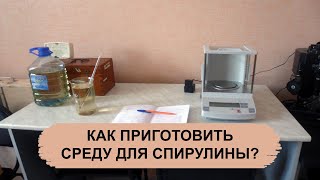 КАК ПРИГОТОВИТЬ СРЕДУ ДЛЯ СПИРУЛИНЫ?