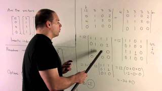 Example of Linear Independence Using Determinant