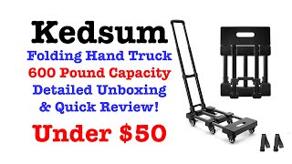 KEDSUM Folding Hand Truck - Great Around the House!