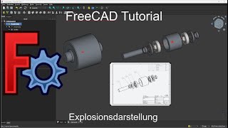 FreeCAD Tutorial German - 18 - Creating an exploded view