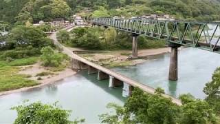 【四万十川の沈下橋】第一三島沈下橋 Shimanto River \u0026 Subsidence Bridge