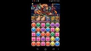 パズドラ 【一度きりのチャレンジ】レベル9 覚醒ラーPT ノーコン攻略!!