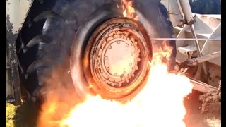 Ether Tire Mounting Explosion Compilation