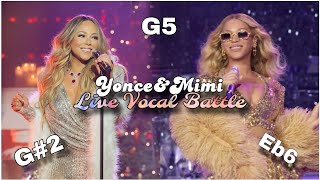 Beyoncé Vs. Mariah Carey (Yonce\u0026Mimi): Live Vocal Battle