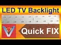 LED TV Screen Flashing