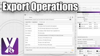 Exporting Operations in MillMage