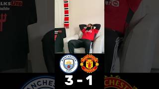 Manchester City 3-1 Manchester United - GOAL REACTIONS 😡⚽️