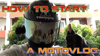 How To Start A Motovlog : My Motovlogging Setup [RP Projects]