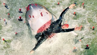 Акулы-мутанты ПИТАЮТСЯ ЛЮДЬМИ в центре Парижа, во время Олимпийских игр [краткий пересказ]