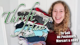 Winter Style Thrift Haul | To Sell On Poshmark, Mercari & eBay | Part Time Reseller