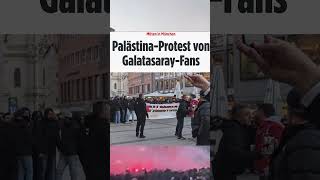 Galatasaray-Fans nehmen Marienplatz ein | #shorts