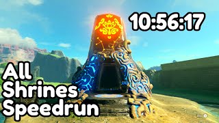 Breath of the Wild ALL SHRINES SPEEDRUN (10:56:17) | Smallant VOD