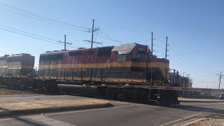 KCS 2951 and KCS 3205 lead LL60 through Reserve, LA