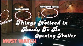Weird Things That I Noticed In Twice "READY TO BE" Opening Trailer
