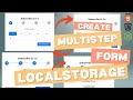 Creating a Multi-Step Form with HTML, CSS & JavaScript | Part 1 |  Step-by-Step Guide Tutorial