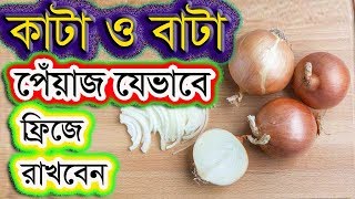 ফ্রিজে  কাটা ও বাটা পেঁয়াজ সংরক্ষণ করবেন যেভাবে