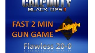Black ops 2: Worlds Fastest Gun game?|Flawless (20-0)