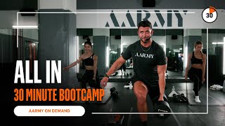 30 MINUTE BOOTCAMP PRACTICE WITH COACH YAVUZ - LOWER BODY