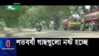 যশোর-বেনাপোল মহাসড়কের নির্মাণকাজ দুটি প্যাকেজে শুরু হয় ২০১৭ সালে ।। Jessor Benapole