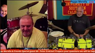 Peppe Merolla Online Drum Lessons testimonials from Master drummer Peter Erskine