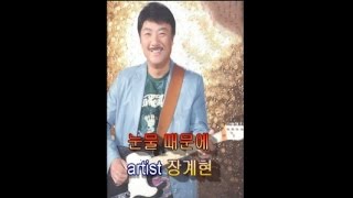 눈물 때문에  artist 장계현