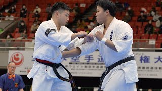 【新極真会】第53回全日本大会　男子４回戦　緑vs多田　SHINKYOKUSHINKAI KARATE