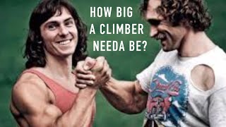 Ideal Muscularity for Rock Climbing