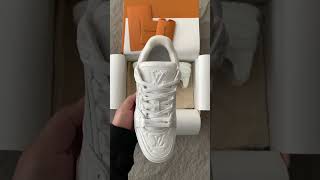 Unboxing lv trainers #tenis #viral #shoes #shorts #fyp #cat #sneakers