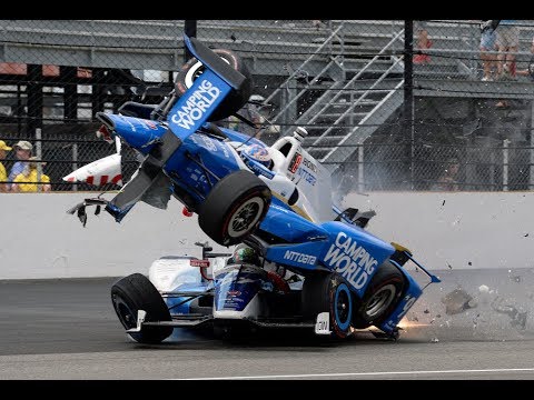 INDYCAR CRASH COMPILATION 2017 (Only Crashes) - YouTube