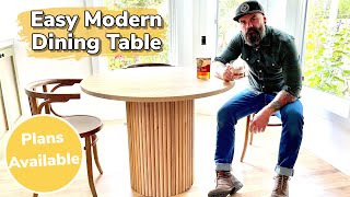 Crazy Easy Modern Dining Table || insanely easy table build