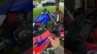 2022 crf125fb vs 2007 ttr125