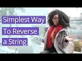 Simplest Way To Reverse a String | Javascript Tutorial