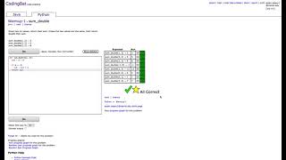 Codingbat Python - Warmup 1 - sum_double