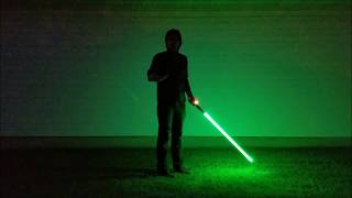 Lightsaber Basic Combat Form Demonstration