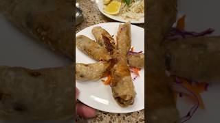 Vietnamese Fried Crispy Egg Rolls Platter #youtubeshorts #shorts