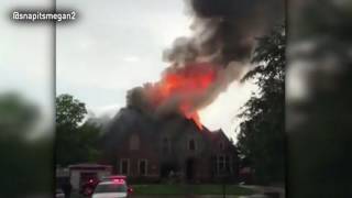 Possible Southlake lightning house fire