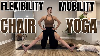 20 Mins Chair Yoga Flow For Mobility \u0026 Flexibility || Full Body Results \u0026 Feel Your Best 🤍