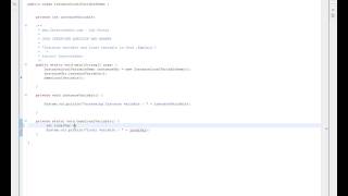 Fresher Java Interview Question Answer What is instance variable and local variable in java intervie