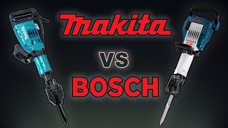 Отбойники BOSCH и MAKITA. В чем разница?