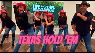 "Texas Hold 'Em" By Beyoncé - Line Dance Tutorial with Gustavo and Krystal