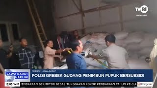 SATRESKRIM POLRESTA CIREBON GEREBEK GUDANG PENIMBUN PUPUK BERSUBSIDI