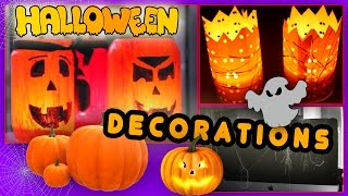 DIY - HALLOWEEN DECORATIONS ! / Декорации для Хэллоуина :D