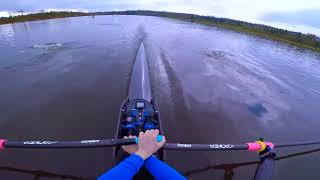 Single scull 2k - first person view